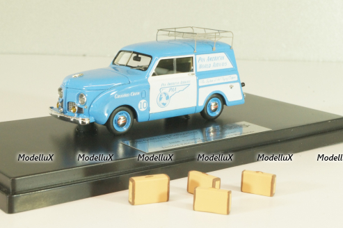 Crosley van "Pan America" 1948, light blue/white, L.E. 240pcs, GC-PAA-004, Goldvarg 1:43