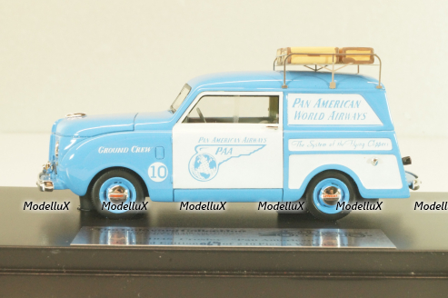 Crosley van "Pan America" 1948, light blue/white, L.E. 240pcs, GC-PAA-004, Goldvarg 1:43