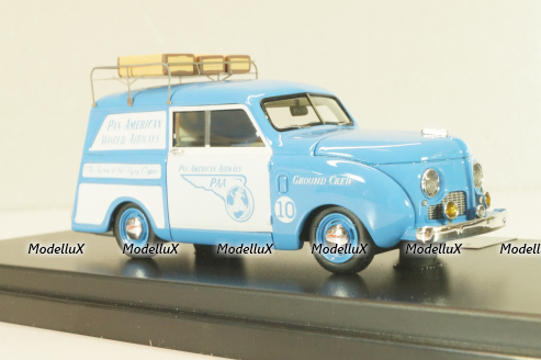 Crosley van "Pan America" 1948, light blue/white, L.E. 240pcs, GC-PAA-004, Goldvarg 1:43