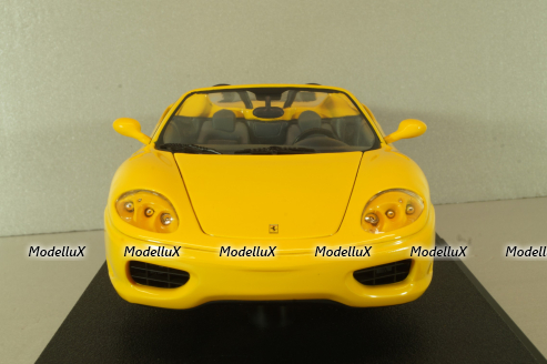 Ferrari 360 Spider 2000, yellow, 29757Y, Hot Weels 1:18