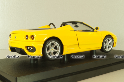 Ferrari 360 Spider 2000, yellow, 29757Y, Hot Weels 1:18