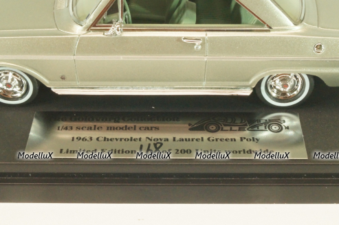Chevrolet Nova 1963, light green, L.E. 200pcs, GC-018 A, Goldvarg 1:43