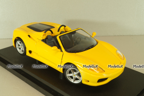 Ferrari 360 Spider 2000, yellow, 29757Y, Hot Weels 1:18