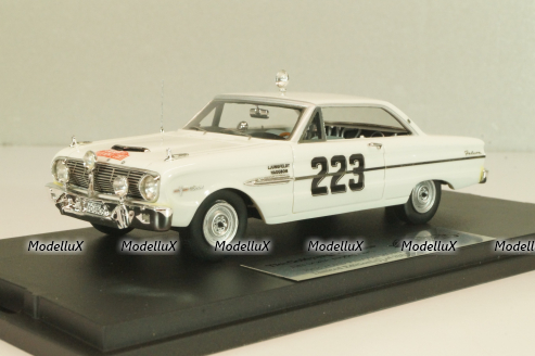 Ford Falcon # 223 Rally Monte Carlo 1963, white, L.E. 220pcs, GC-032, Goldvarg 1:43