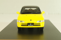 Honda Beat (E-PP1) with Softtop, 1991 yellow, Japan Collection, Hachette 1:43
