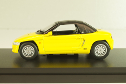 Honda Beat (E-PP1) with Softtop, 1991 yellow, Japan Collection, Hachette 1:43