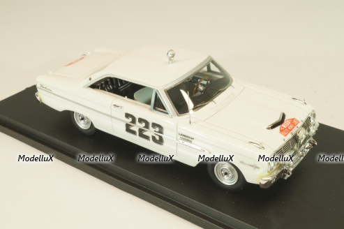 Ford Falcon # 223 Rally Monte Carlo 1963, white, L.E. 220pcs, GC-032, Goldvarg 1:43