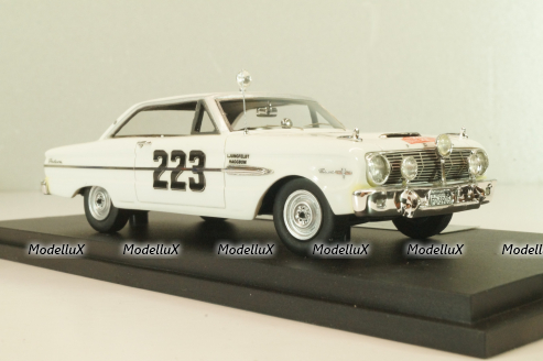 Ford Falcon # 223 Rally Monte Carlo 1963, white, L.E. 220pcs, GC-032, Goldvarg 1:43