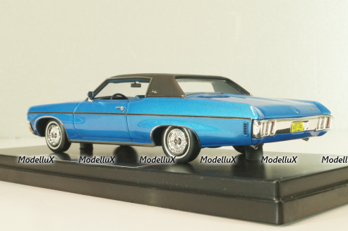 Chevrolet Impala Custom Coupe 1970, blue/black, L.E. 220pcs, GC-029B, Goldvarg 1:43