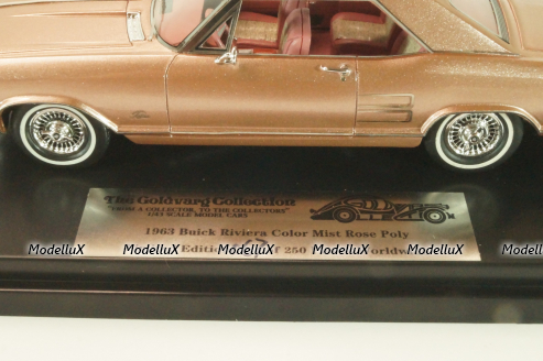 Buick Riviera 1963, rose, L.E. 250pcs, GC-046 C, Goldvarg 1:43