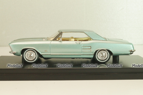 Buick Riviera 1963, light blue, L.E. 250pcs, GC-046A, Goldvarg 1:43