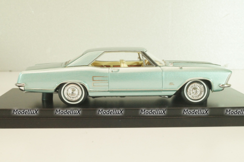 Buick Riviera 1963, light blue, L.E. 250pcs, GC-046A, Goldvarg 1:43