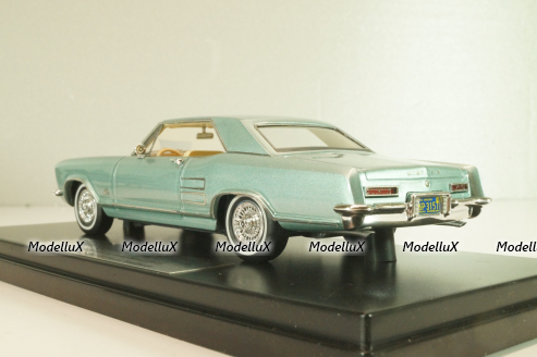 Buick Riviera 1963, light blue, L.E. 250pcs, GC-046A, Goldvarg 1:43