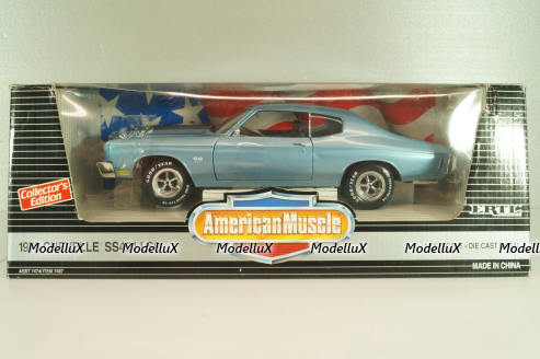Chevrolet Chevelle SS454 LS6 1970, blue, 7487, ERLT 1:18