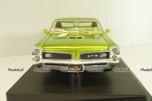 Pontiac GTO 1966, neon green, 311143, Hot Wheels 1:18