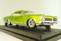 Pontiac GTO 1966, neon green, 311143, Hot Wheels 1:18