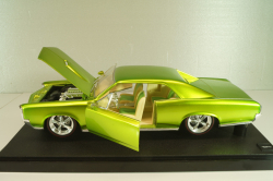 Pontiac GTO 1966, neon green, 311143, Hot Wheels 1:18