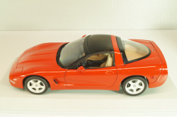 Chevrolet Corvette (C5) Coupe 1999, red, 21001, UT Models 1:18