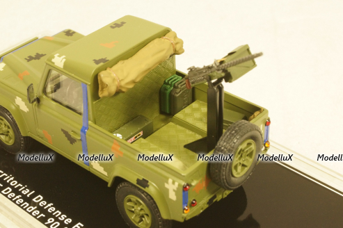 Land Rover Defender 90 pickup, Тероборона г. Харьков 2022, TruckTyr 1:43