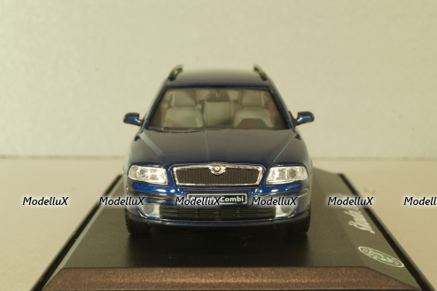 Skoda Octavia Combi 2000, blue, 143AB-002K, Abrex 1:43