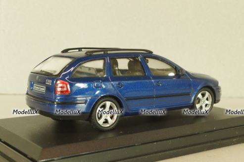 Skoda Octavia Combi 2000, blue, 143AB-002K, Abrex 1:43