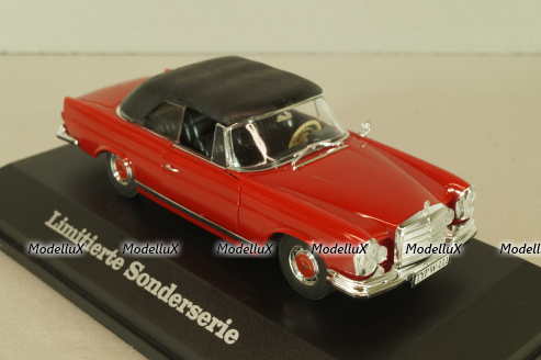 Mercedes 220 SE 3,5 Coupe (W111) 1961, red, 4332, Faller 1:43 