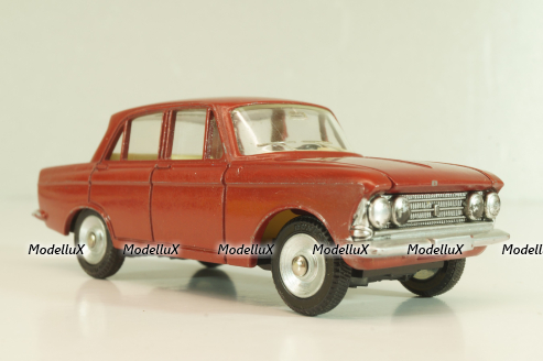 Москвич-408, красный, глянцевый в коробке, Dinky 1:43