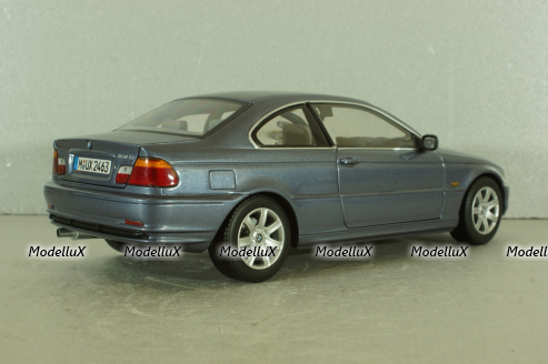 BMW 318 CI (E46) coupe 1997, grey, 80439411583, Kyosho 1:18