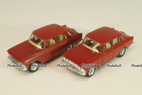 Москвич-408, красный, матовый, Dinky 1:43