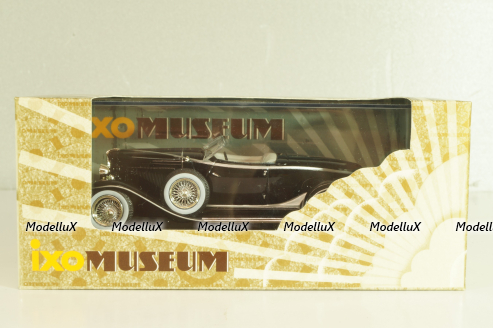 Auburn Boat Tail Roadster 1933, black, MUS037, IXO Museum 1:43