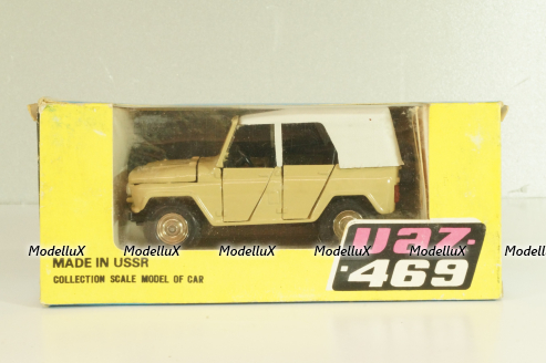 Уаз-469, А34, бежевый, Тантал/Радон 1:43