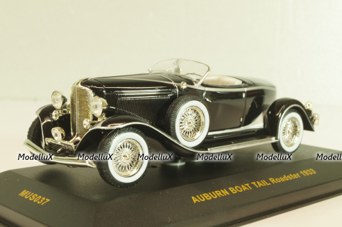 Auburn Boat Tail Roadster 1933, black, MUS037, IXO Museum 1:43