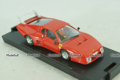 Ferrari 512BB, Prototype Le Mans 1980, red, R210, Brumm 1:43