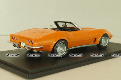 Chevrolet Corvette (C3) Convertible 1973, orange, 46935, Neo 1:43