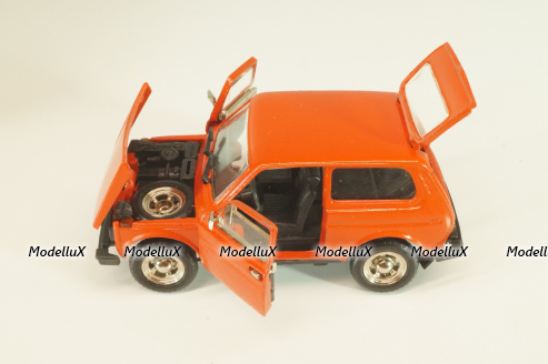 Ваз-2121 Лада Нива, март 1995г., красная, Тантал/Радон 1:43