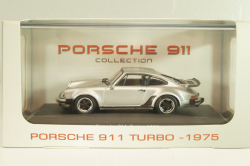 Porsche 911(930) Turbo 1975, silver, 7114005, Atlas Porsche Collection, 1:43