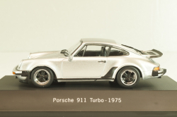 Porsche 911(930) Turbo 1975, silver, 7114005, Atlas Porsche Collection, 1:43