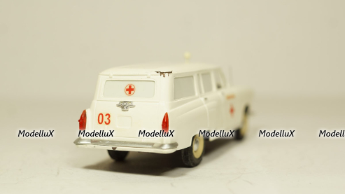 К-701, Кировец, голубой/белый, з-д Двигатель 1:43  