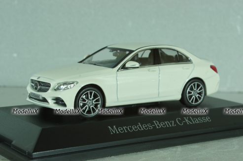 Mercedes-Benz C200 (W205) facelift 2017, white B66960447, Norev 1:43