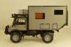 Mercedes Unimog 4х4 Кемпинг серый, KV мастерская 1:43