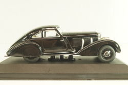 Mercedes 500 K Autobahnkurier (W29) 1934, black, MBOMS002, Mercedes-Benz Offizielle Modell Sammlung #02, Altaya 1:43