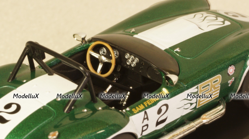 Shelby Cobra 427 S/C #2 1964, green, American Cars №47, Altaya 1:43