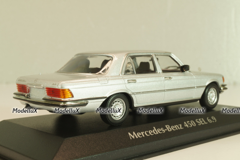 Mercedes-Benz 450 SEL 6.9 (W116) 1972, silver, 940039200, Maxichamps 1:43