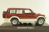 Mitsubishi Pajero LWB 1991, dark red metallic, 940163470, Maxichamps 1:43
