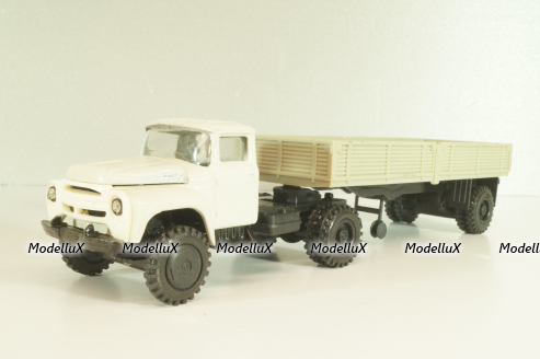 Зил-130В1 с п/п Одаз-885, белый, Декабрь 1991, Электроприбор 1:43