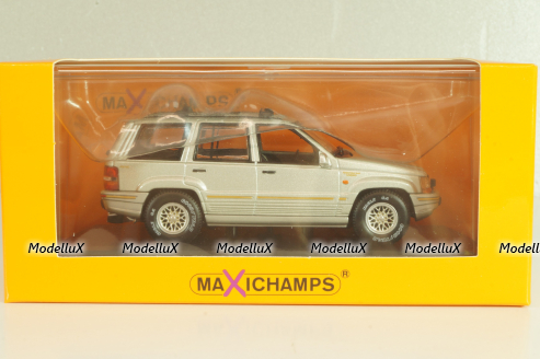 Jeep Grand Cherokee 1995, silver, 940149661, Maxichamps 1:43
