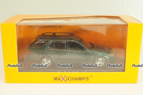 SAAB 9-5 break 1999, dark green metallic, 940170811, Maxichamps 1:43