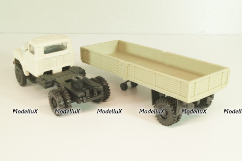 Зил-130В1 с п/п Одаз-885, белый, Декабрь 1991, Электроприбор 1:43
