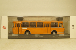 Лиаз-677М, городской автобус 1983, охра, DEMPRICE 1:43