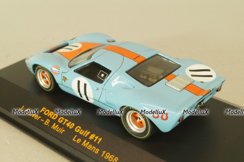 Ford GT40 #11 Le Mans 1968 J.Oliver/B.Muir, blue,  LMC027, IXO 1:43